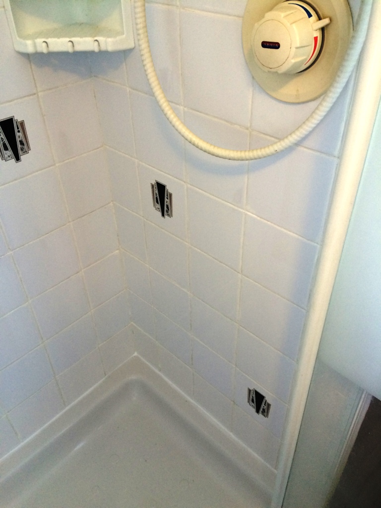 Ceramic Tiled Shower Cubicle After Cleaning Herstmonceux