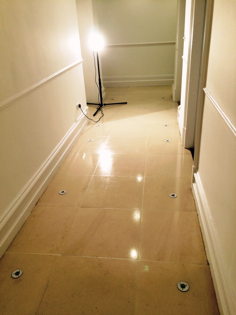 Brighton Luxury Flat Limestone Floor After Cleaning
